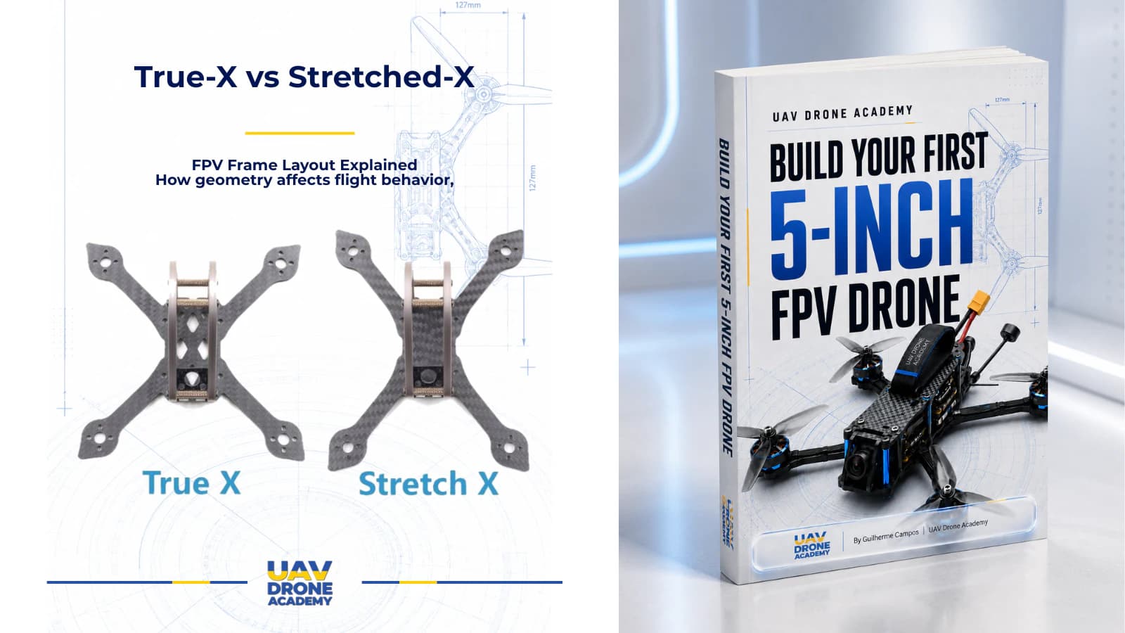 True-X vs Stretched-X: Layout de Frame FPV Explicado